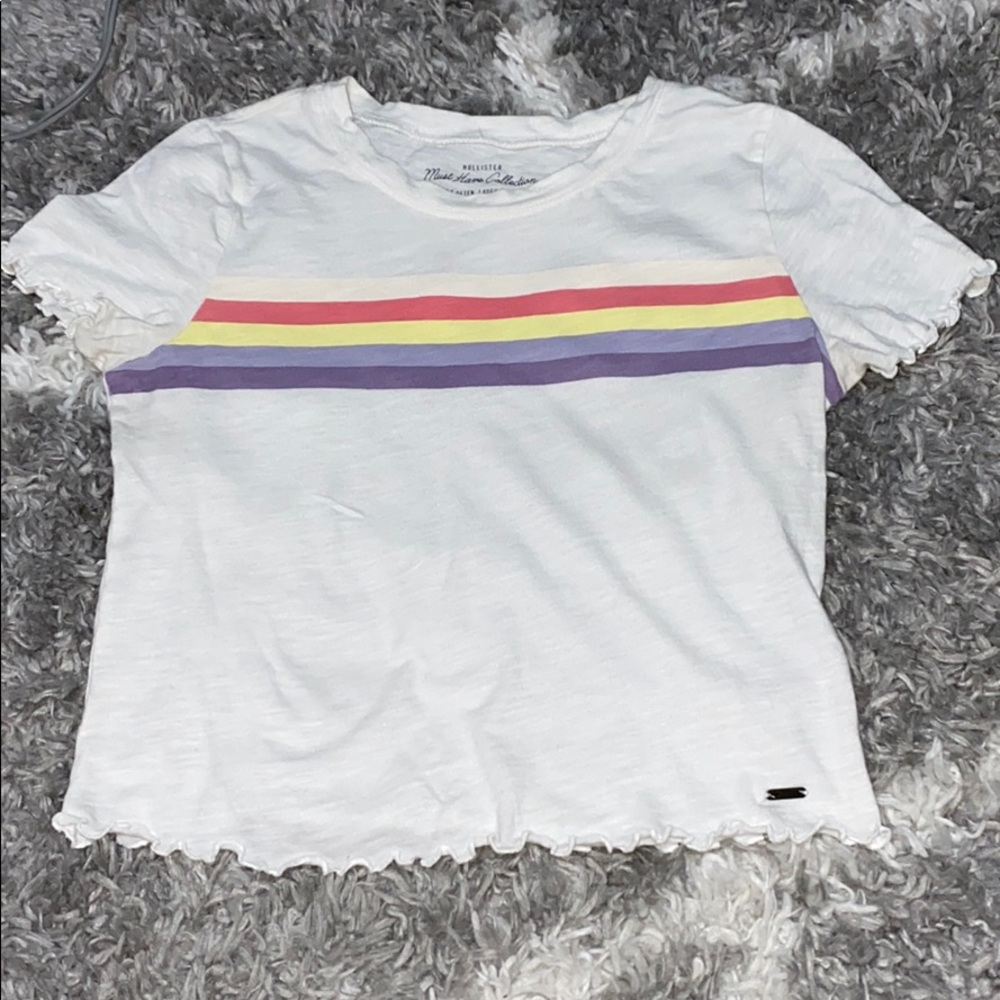 Striped crop top
